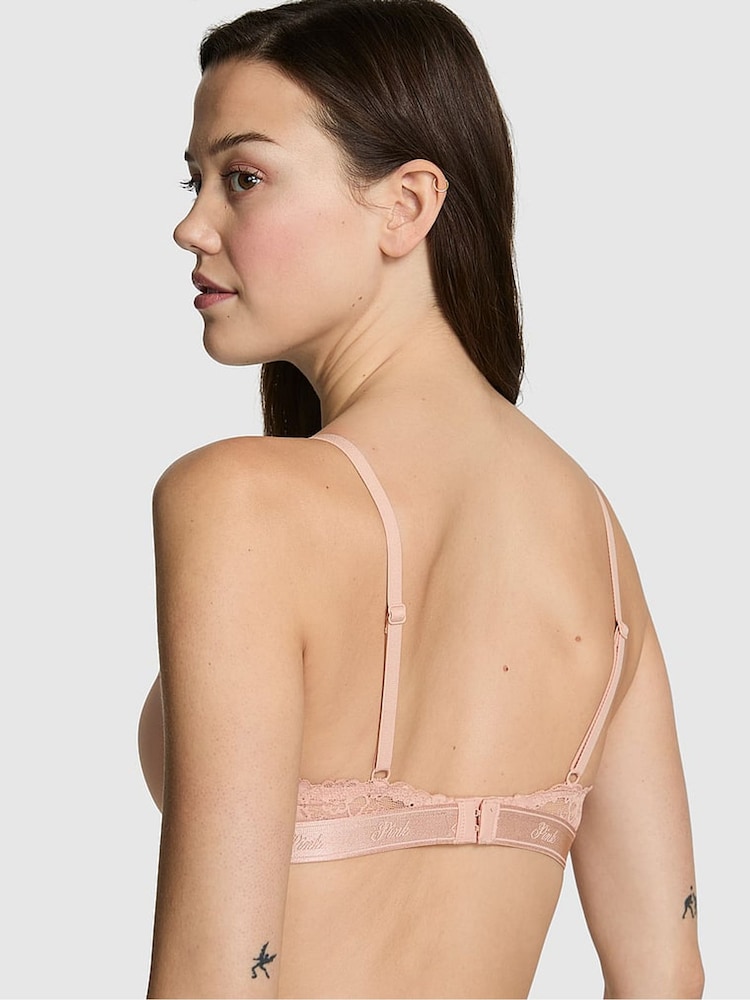 Victoria's Secret PINK Macaron Nude Push Up Balcony Bra - Image 2 of 2