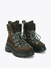 Kurt Geiger London Kensington Hiker Brown Boots - Image 3 of 4