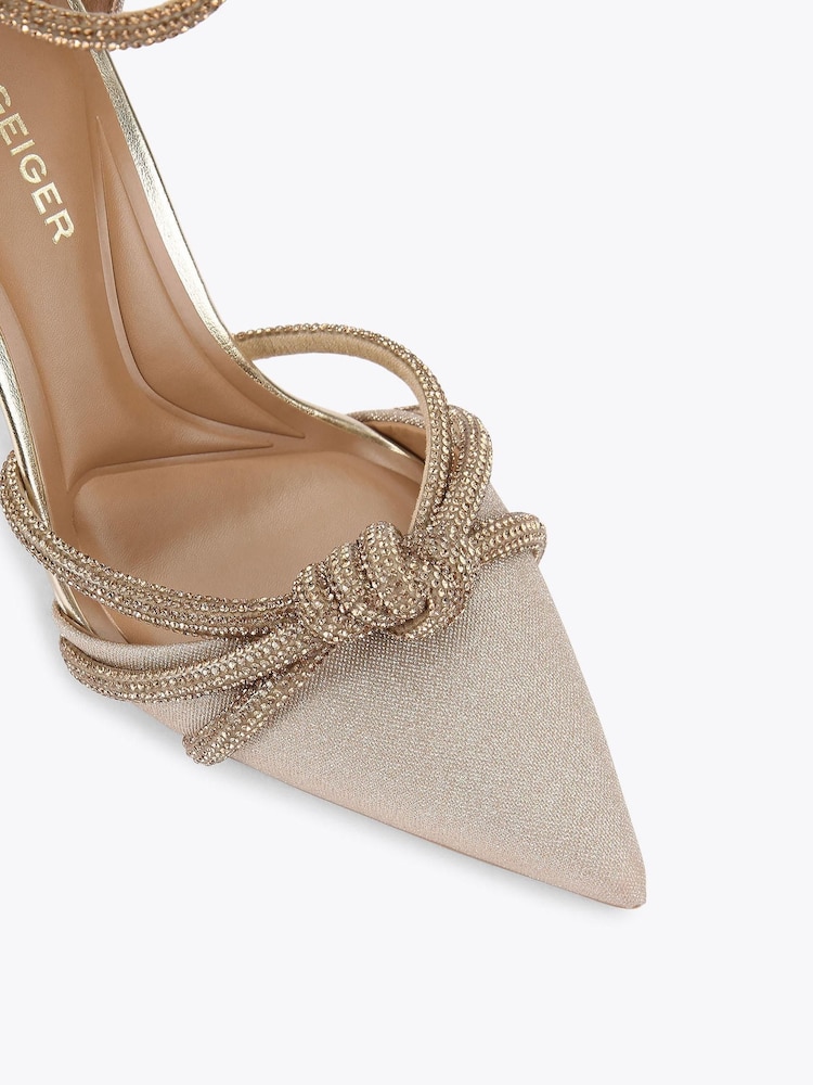 KG Kurt Geiger Gold Gold Ava2 Shoes - Image 4 of 4 KG Kurt Geiger Gold Gold Ava2 Shoes - Image 4 of 4