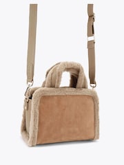 Carvela Brown Nude Mini Bella Borg Tote Bag - Image 3 of 5