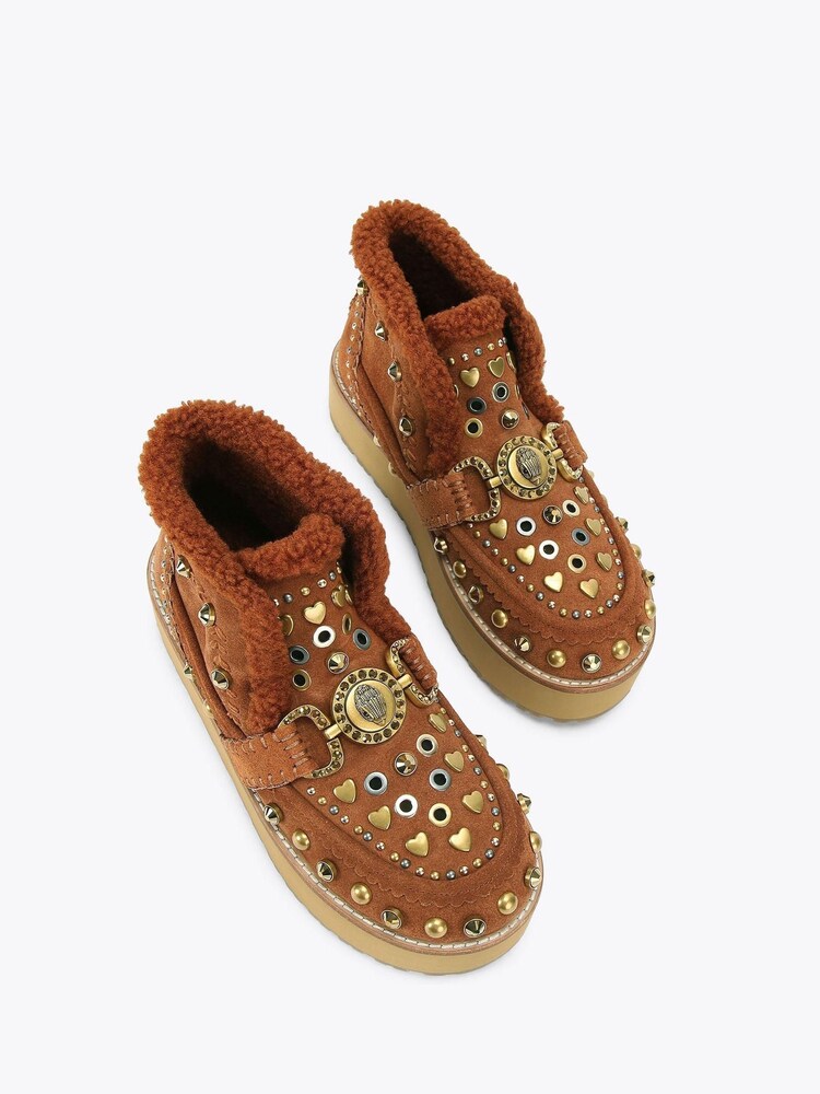 Kurt Geiger London Mansion Cosy Nude Boots - Image 2 of 4 Kurt Geiger London Mansion Cosy Nude Boots - Image 2 of 4