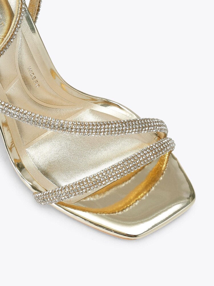 Carvela Gold Paparazzi Wide Fit Sandals - Image 4 of 4 Carvela Gold Paparazzi Wide Fit Sandals - Image 4 of 4