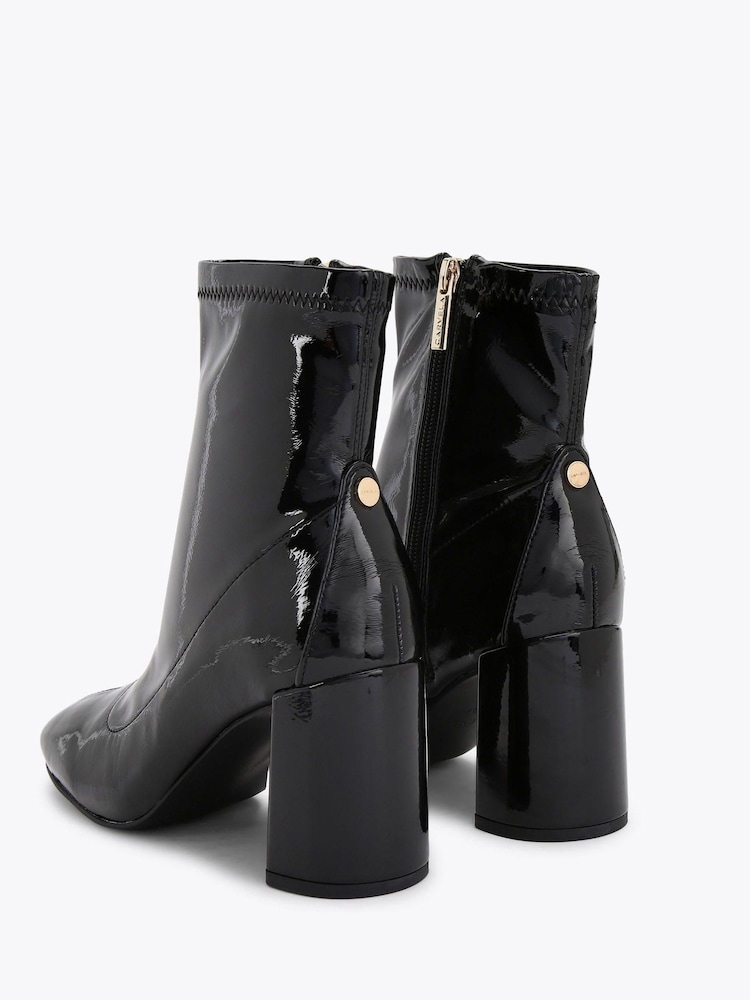 Buy Carvela Black Patent Willow Ankle Boots from the Next UK