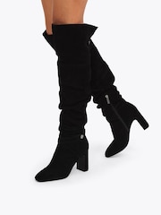 Carvela Black Jackpot Slouch Otk Boots - Image 1 of 5