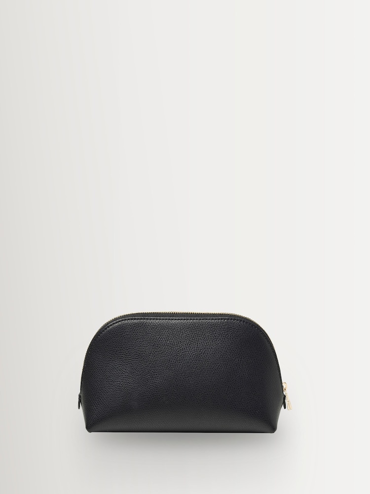 Aspinal of London Black Classic Makeup Case Soft Saffiano - Image 2 of 4 Aspinal of London Black Classic Makeup Case Soft Saffiano - Image 2 of 4