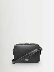 Aspinal of London Black Camera Bag Soft Saffiano - Image 1 of 4