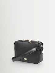 Aspinal of London Black Camera Bag Soft Saffiano - Image 3 of 4