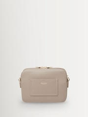 Aspinal of London Brown Camera Bag Soft Saffiano - Image 2 of 4