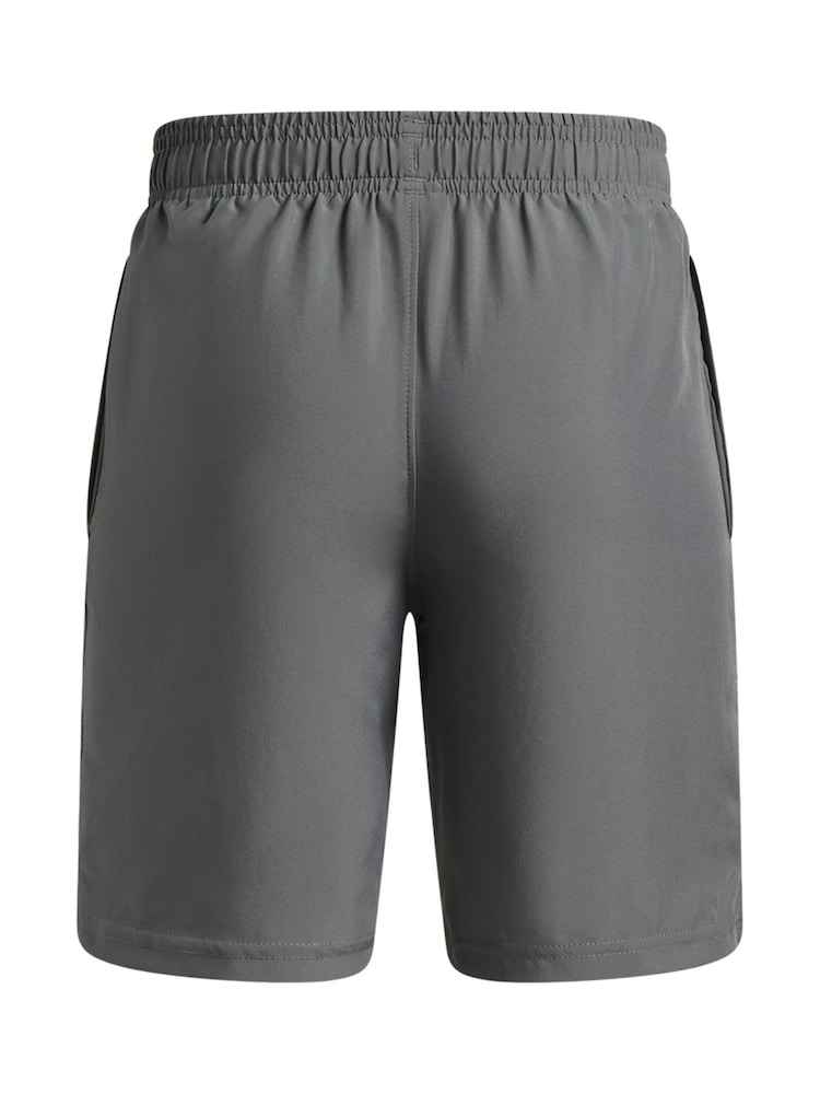 Under Armour Green Woven Wordmark Shorts - Image 2 of 3 Under Armour Green Woven Wordmark Shorts - Image 2 of 3