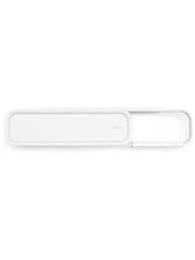 Brabantia Mineral Fresh White MindSet Toilet Roll Holder with Shelf - Image 4 of 6