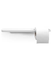Brabantia Mineral Fresh White MindSet Toilet Roll Holder with Shelf - Image 5 of 6