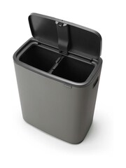 Brabantia Mineral Concrete Grey Bo Touch Bin 2 x 30L - Image 6 of 6