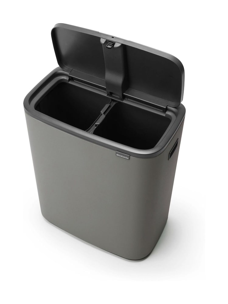 Brabantia Mineral Concrete Grey Bo Touch Bin 2 x 30L - Image 6 of 6