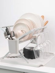 Brabantia Light Grey Large SinkSide Foldable Dish Drying Rack - Image 1 of 6