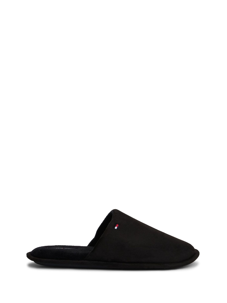 Tommy Hilfiger Black Flag Embroidery Slippers - Image 1 of 5 Tommy Hilfiger Black Flag Embroidery Slippers - Image 1 of 5