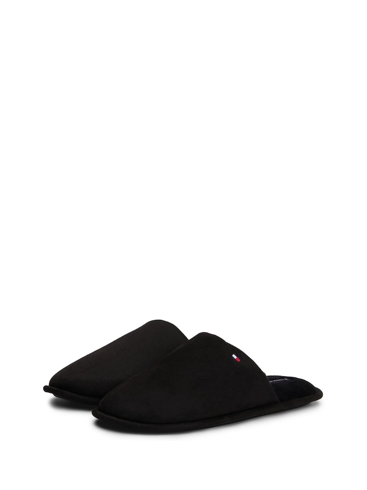 Tommy Hilfiger Black Flag Embroidery Slippers - Image 2 of 5 Tommy Hilfiger Black Flag Embroidery Slippers - Image 2 of 5