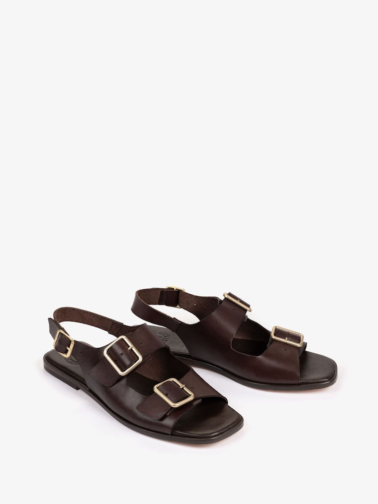 Penelope Chilvers Portobello Buckle Brown Sandals - Slika 2 iz 4 Penelope Chilvers Portobello Buckle Brown Sandals - Slika 2 iz 4