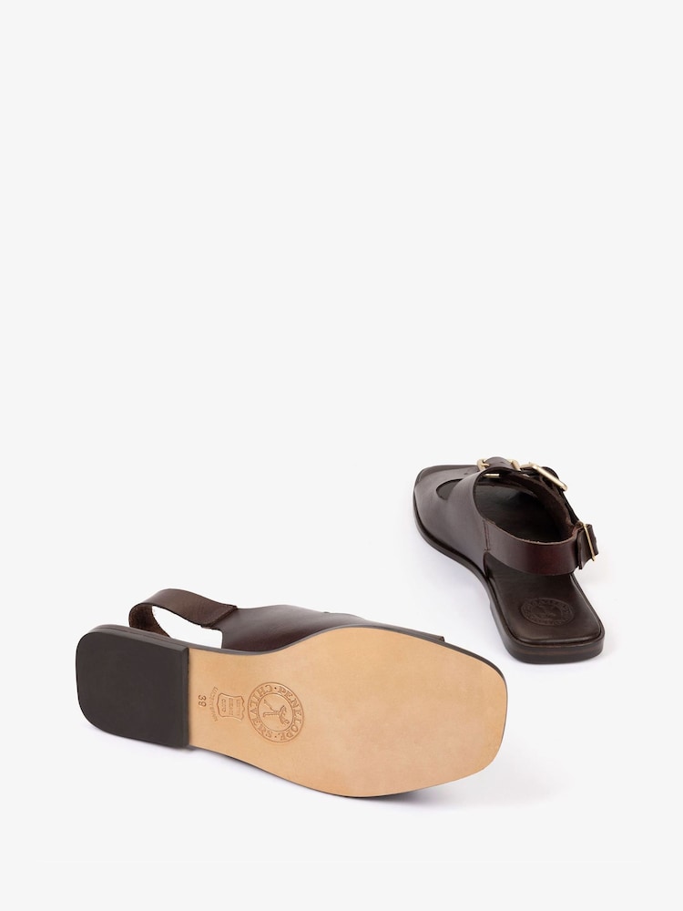 Penelope Chilvers Portobello Buckle Brown Sandals - Slika 4 iz 4 Penelope Chilvers Portobello Buckle Brown Sandals - Slika 4 iz 4