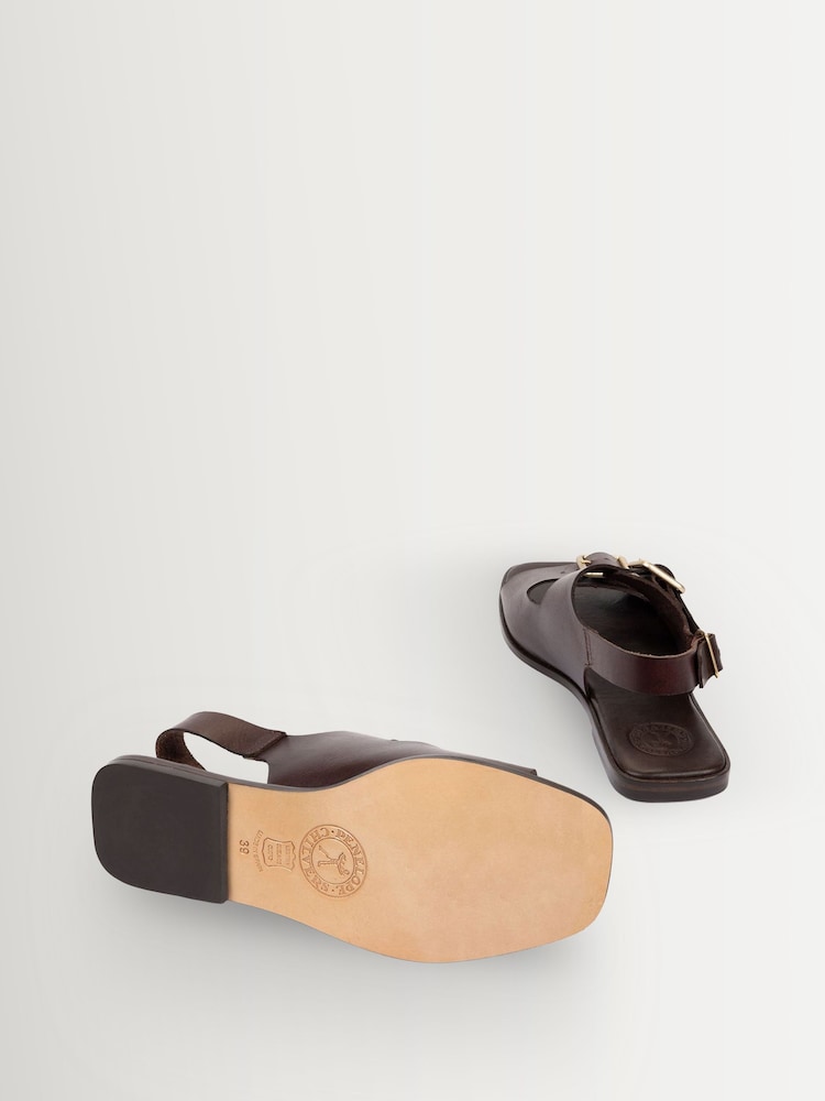 Penelope Chilvers Brown Portobello Buckle Sandals - Image 7 of 7 Penelope Chilvers Brown Portobello Buckle Sandals - Image 7 of 7