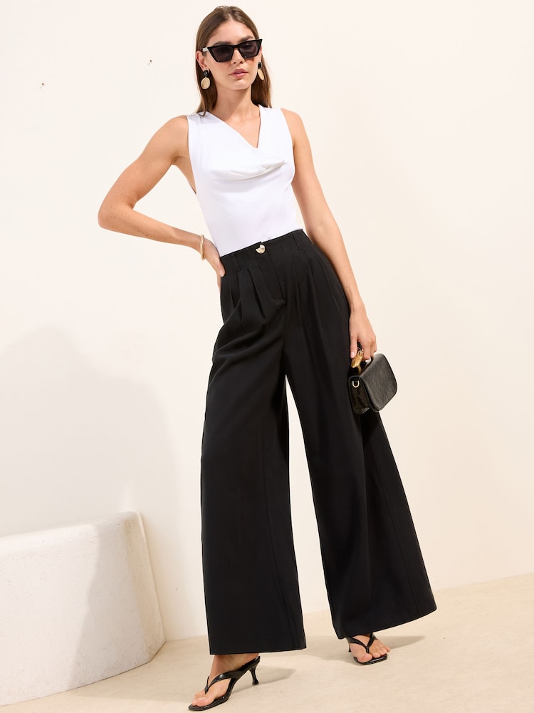 Friends Like These Super Wide Leg Tailored Trousers - Bild 2 von 5