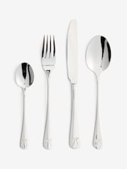 16 Piece Silver Bow Stainless Steel Cutlery Set - Image 3 of 3