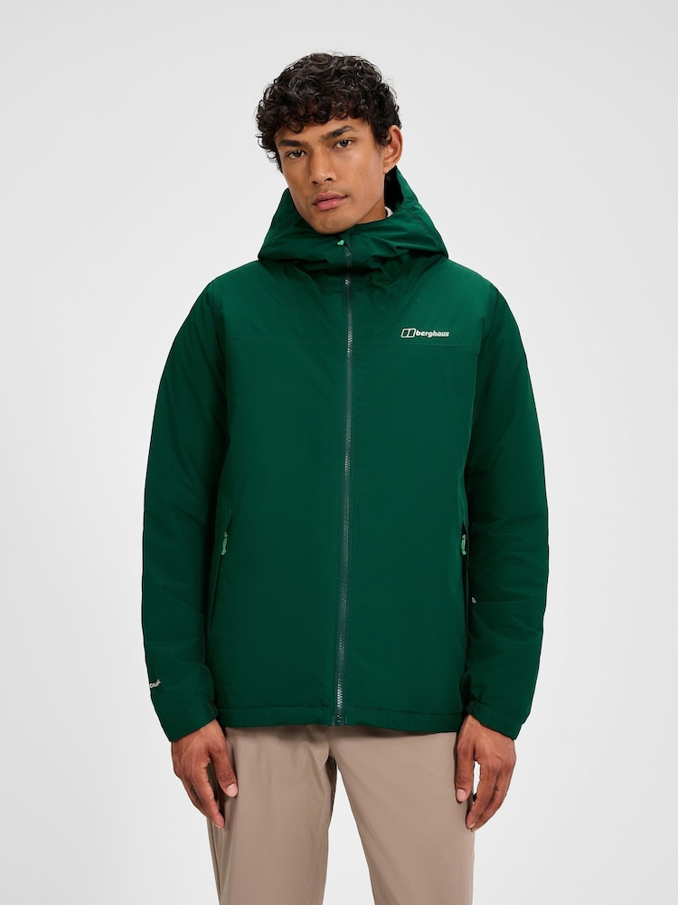 Berghaus Green Mens Deluge Pro 3.0 Insulated Jacket - Image 1 of 6 Berghaus Green Mens Deluge Pro 3.0 Insulated Jacket - Image 1 of 6