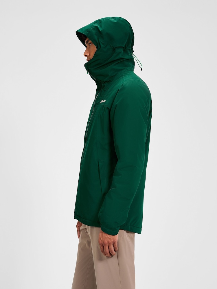 Berghaus Green Mens Deluge Pro 3.0 Insulated Jacket - Image 2 of 6 Berghaus Green Mens Deluge Pro 3.0 Insulated Jacket - Image 2 of 6