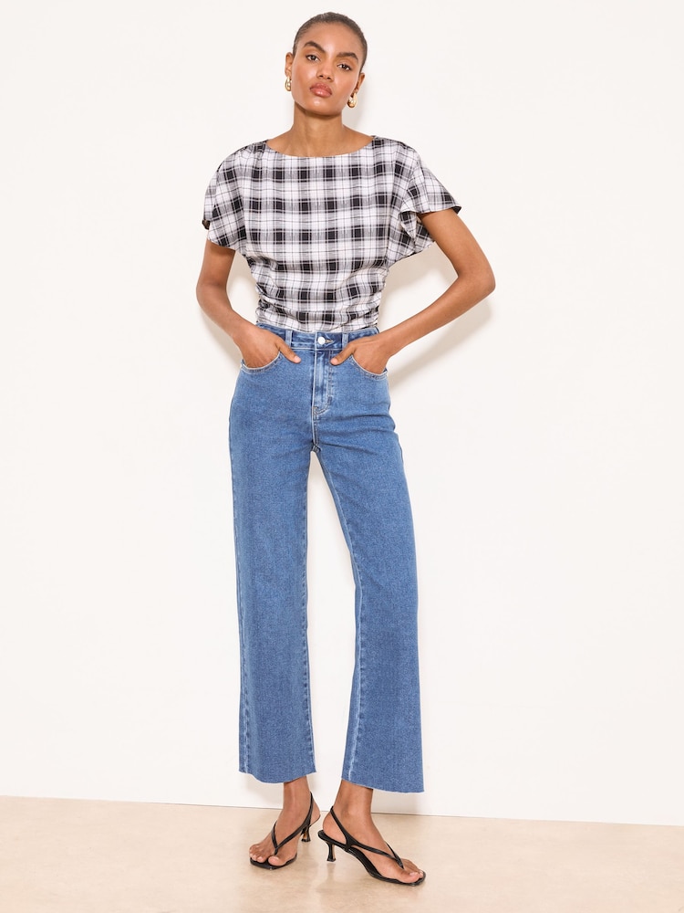 Lipsy クロップド ワイドレッグジーンズ - 画像 1 / 5