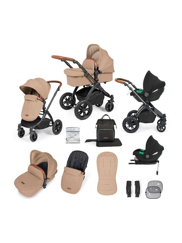Ickle Bubba 12 Piece Desert Stomp Luxe Travel System with iSize Cirrus Car Seat - Image 1 of 5