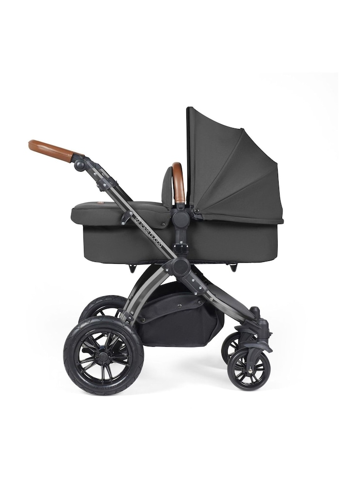 Ickle Bubba 12 Piece Charcoal Grey Stomp Luxe Travel System with iSize Cirrus Car Seat - Image 2 of 4