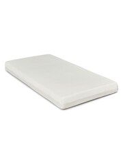 Ickle Bubba White Coleby Scandi Cot Bed and All Seasons Premium Pock Mattress - Image 3 of 6