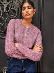 Ro&Zo Sparkle Knit Cardigan - Imagen 3 de 4