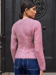 Ro&Zo Sparkle Knit Cardigan - Imagen 4 de 4