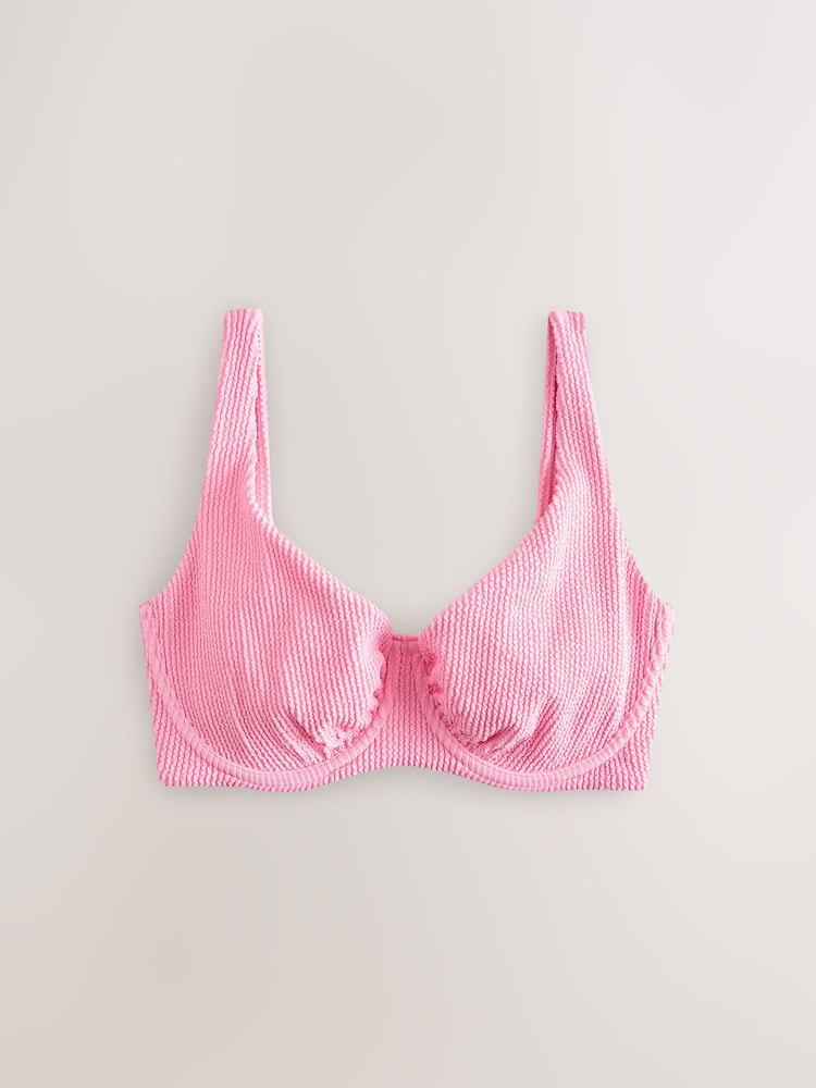 Neon Coral - DD+ Rypytetty -bikiniliivi, jossa toppaukseton yläosa - Kuva 1 / 4