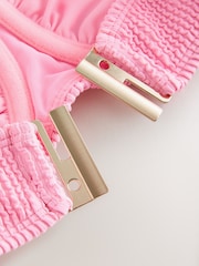 Neon Coral - DD+ Rypytetty -bikiniliivi, jossa toppaukseton yläosa - Kuva 2 / 4