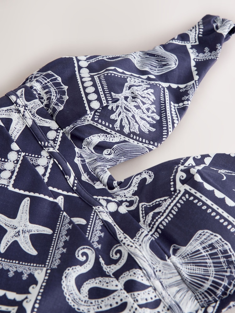 Navy Octopus - بدلة سباحة مكشوفة بخاصية للتحكم في البطن - صورة 2 من 4