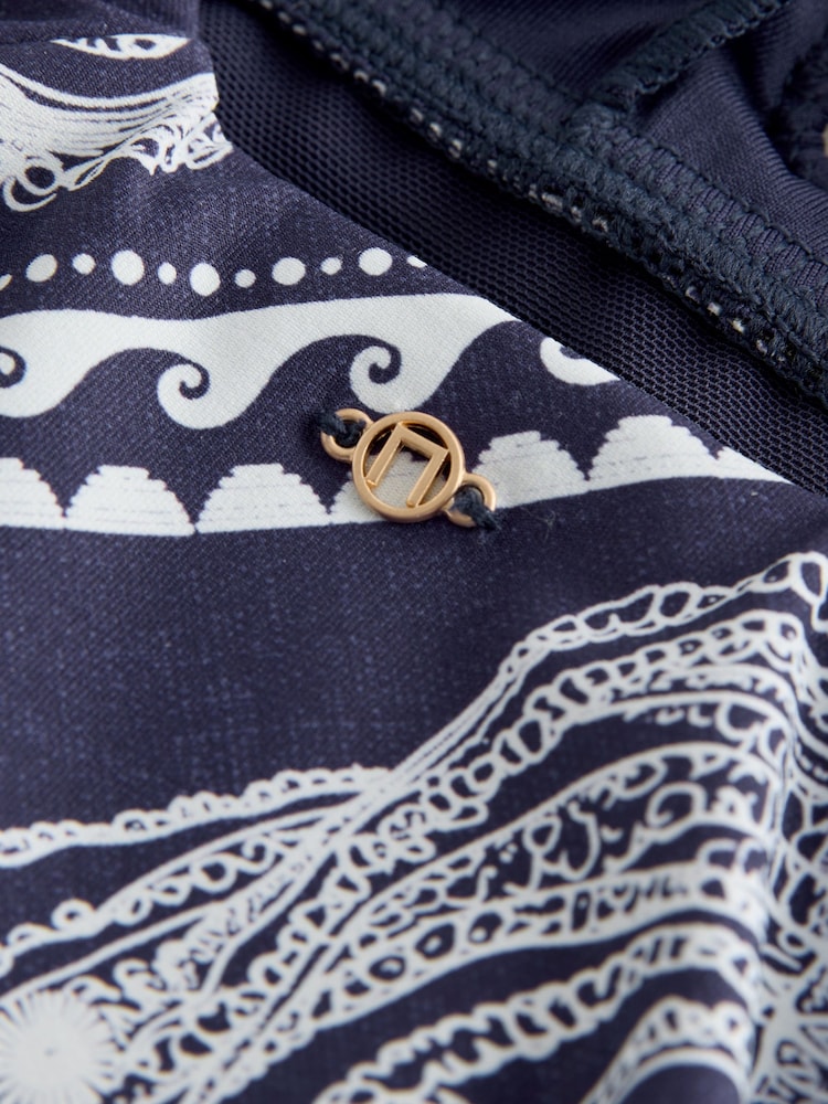 Navy Octopus - بدلة سباحة مكشوفة بخاصية للتحكم في البطن - صورة 4 من 4