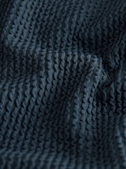 Bleu acier - Maillot de bain gainant à encolure dégagée - Image 4 de 4