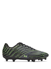 Vans Black/Green Shadow Club 4 Firm Ground Football Boots - Image 1 of 5