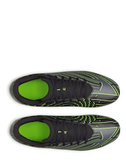 Vans Black/Green Shadow Club 4 Firm Ground Football Boots - Image 2 of 5