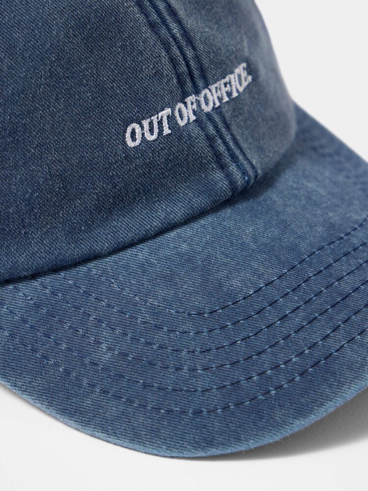 Mint Velvet Denim Slogan Cap - Slika 1 iz 6