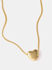 Mint Velvet Gold Plated Heart Necklace - Image 3 of 3