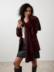Mint Velvet Red Blanket Scarf - Image 3 of 5