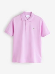 Lacoste Pink L.12.12 Classic Fit Short Sleeve Polo Shirt - Image 1 of 1