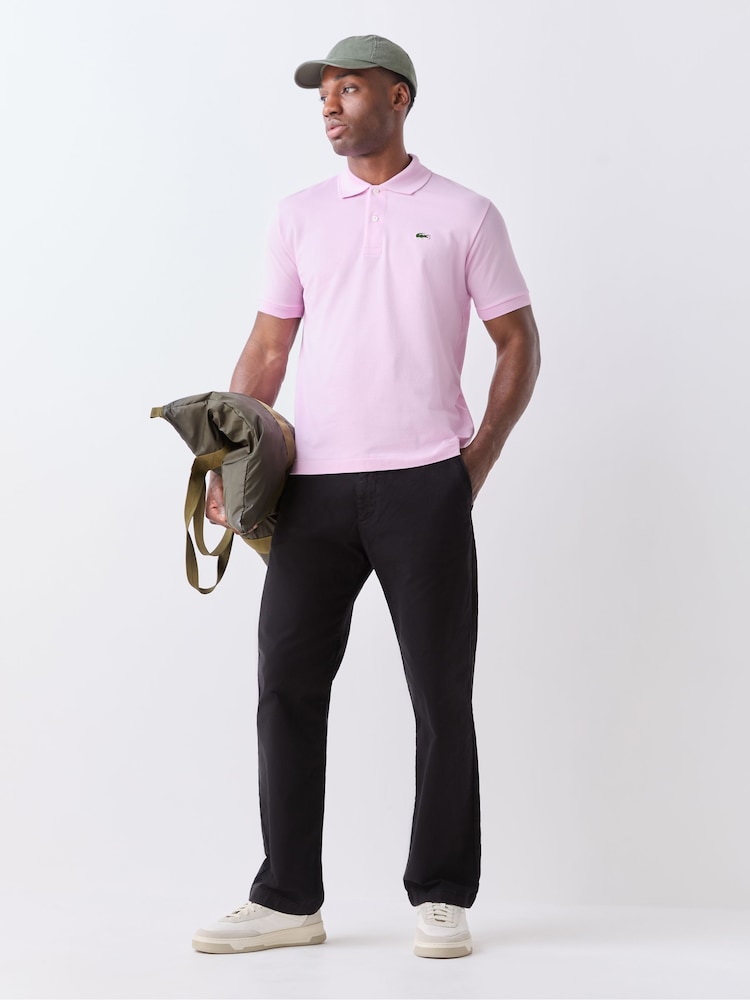 Lacoste Pink L.12.12 Classic Fit Short Sleeve Polo Shirt - Image 2 of 5