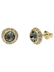 Ted Baker Gold Tone SOLETIA: Solitaire Sparkle Crystal Stud Earrings - Image 3 of 4