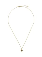 Ted Baker Gold Tone SOLTELL: Solitaire Sparkle Crystal Pendant Necklace - Image 2 of 4