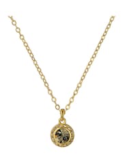 Ted Baker Gold Tone SOLTELL: Solitaire Sparkle Crystal Pendant Necklace - Image 3 of 4