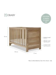 Obaby Oak Nika Cot Bed - Image 3 of 6
