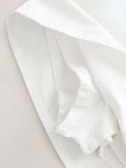 أبيض - سكورت دنيم قصيرة للقوام الرشيق - صورة 10 من 10